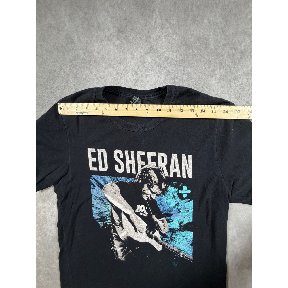 Ed Sheeran Mens Large T Shirt Black Divide World Tour 2018 Concert Graphic - Picture 7 of 9